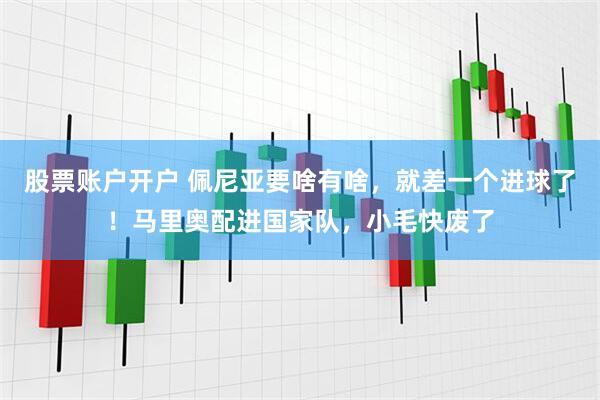 股票账户开户 佩尼亚要啥有啥，就差一个进球了！马里奥配进国家队，小毛快废了